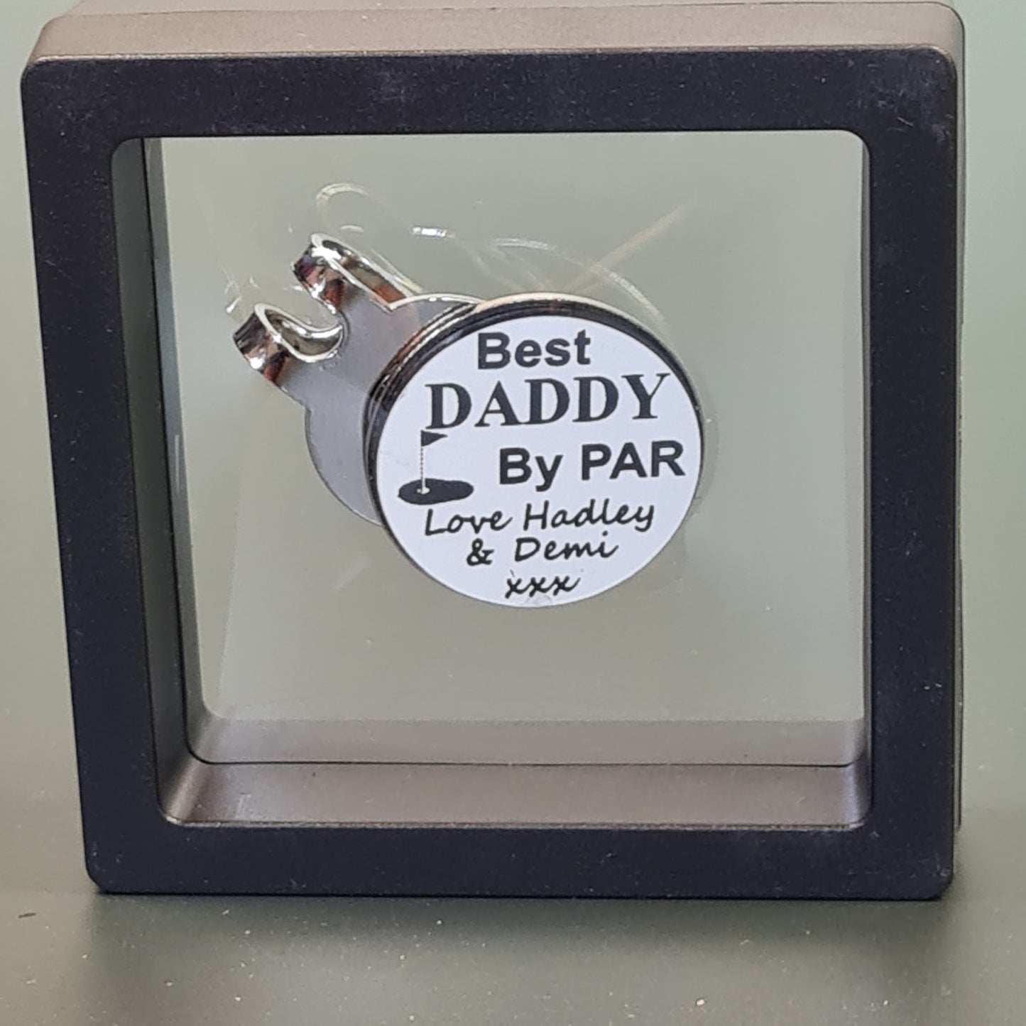 Golf Ball Marker For Dad, Mum, Uncle, Brother, Stepdad, Daddy, Grandad, Papa, Christmas Gift For Golfers Best Dad by Par