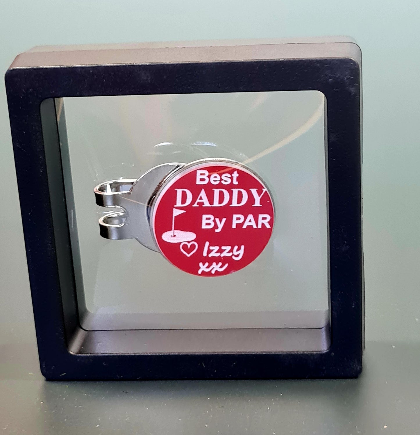 Golf Ball Marker For Dad, Mum, Uncle, Brother, Stepdad, Daddy, Grandad, Papa, Christmas Gift For Golfers Best Dad by Par