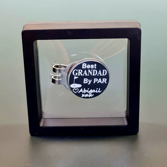Golf Ball Marker For Dad, Mum, Uncle, Brother, Stepdad, Daddy, Grandad, Papa, Christmas Gift For Golfers Best Dad by Par